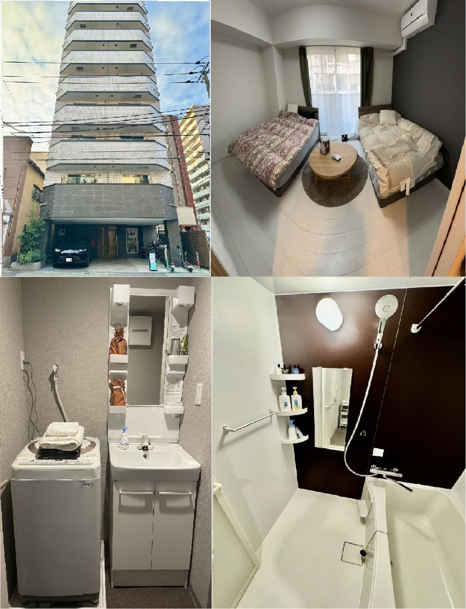 Calum Asakusa Imado Tokyoカルム浅草今戸ツインルーム新築民泊東京浅草隅田川今戸神社近くスカイツリー見えるコンビニコインランドリー近くある浅草駅まで徒歩圏内アクセス便利成田空港羽田空港銀座渋谷東京駅直通 Exterior photo